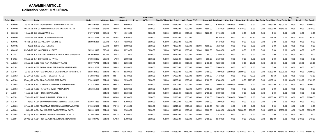 Expense Entry