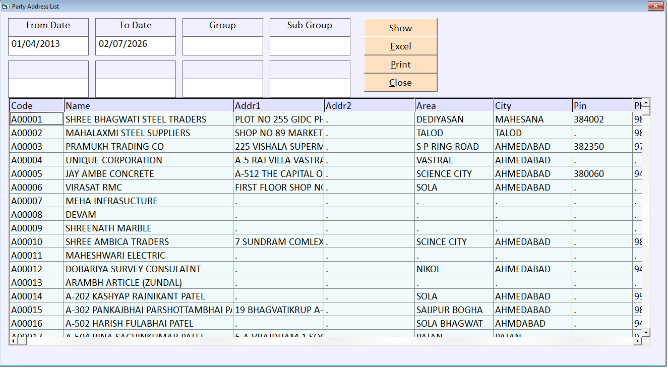 Expense Entry