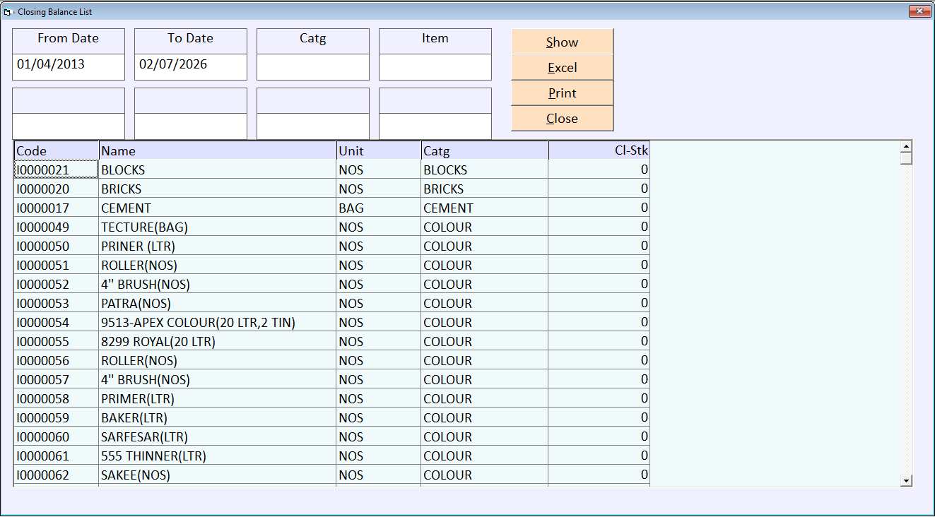 Expense Entry