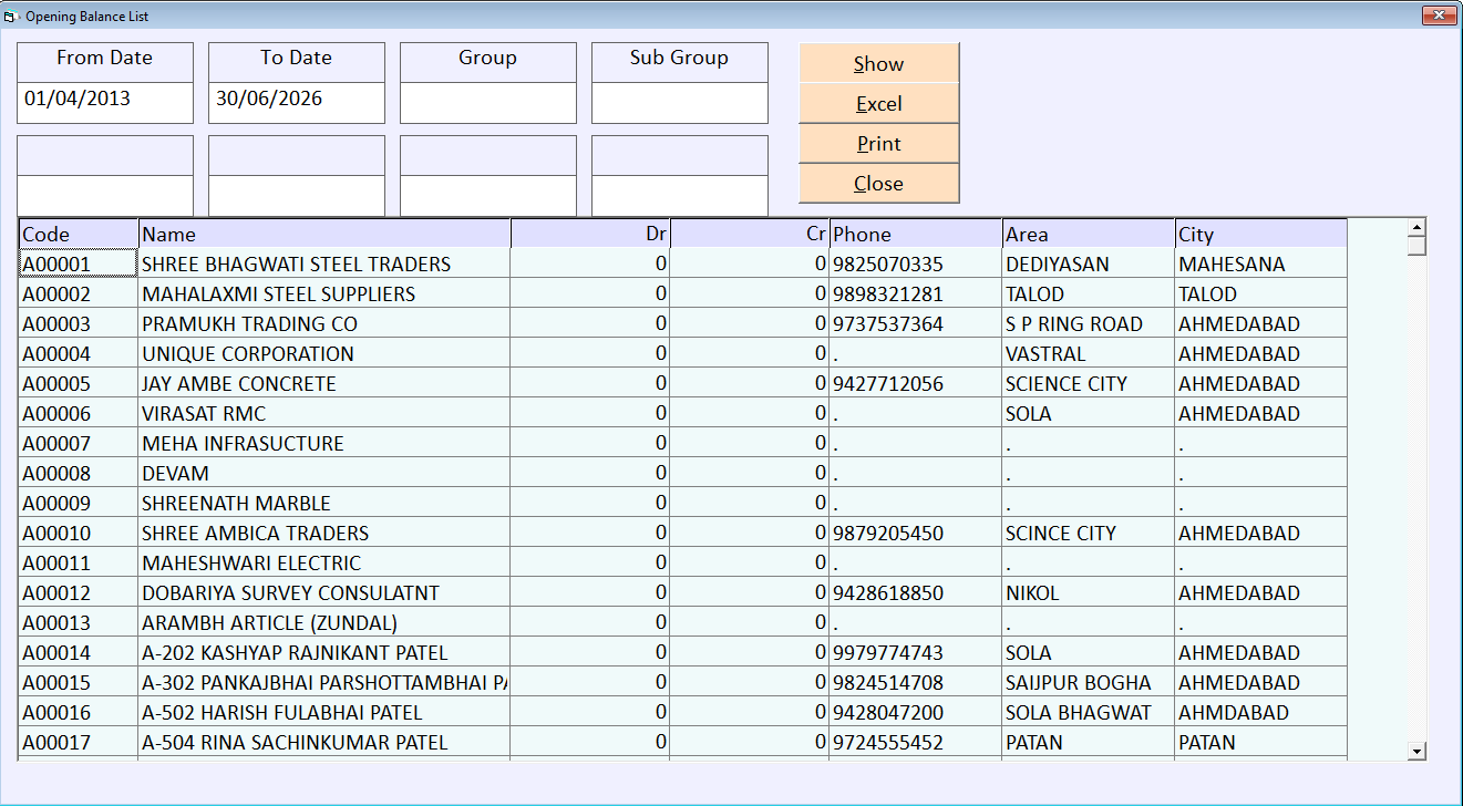Expense Entry